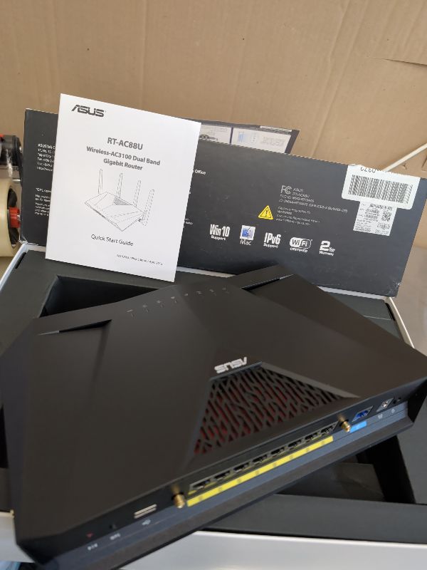 View 2 of ASUS RT-AC88U Dual-Band Gigabit WiFi Router