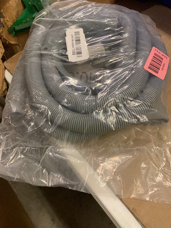 Photo 1 of 10FT Washing Machine Drain Hose, Universal Dishwasher Hose Extension Kit with 1 U-Bend Holder, 1 Extension Adapter and 4 Hose Clamps