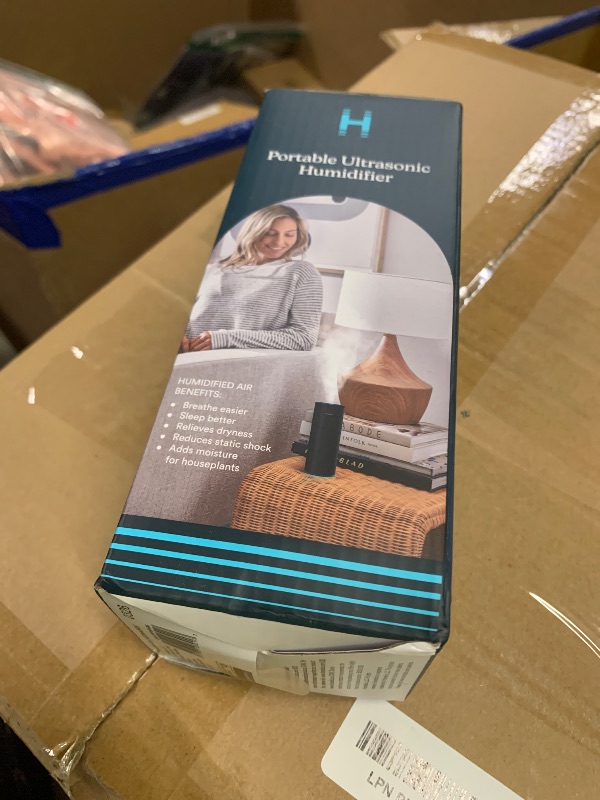 Photo 1 of Homedics Portable Humidifier - Small Air Humidifiers, Matte Black