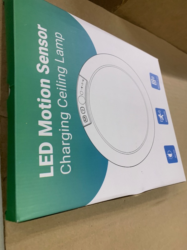 Photo 1 of Bojim Wireless Waterproof Shower Light Magnetic Motion Sensor Ceiling Light