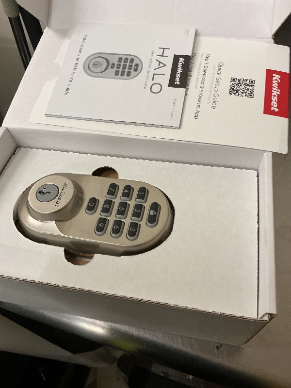 View 2 of Kwikset Halo Wi-Fi Smart Lock Keypad Deadbolt