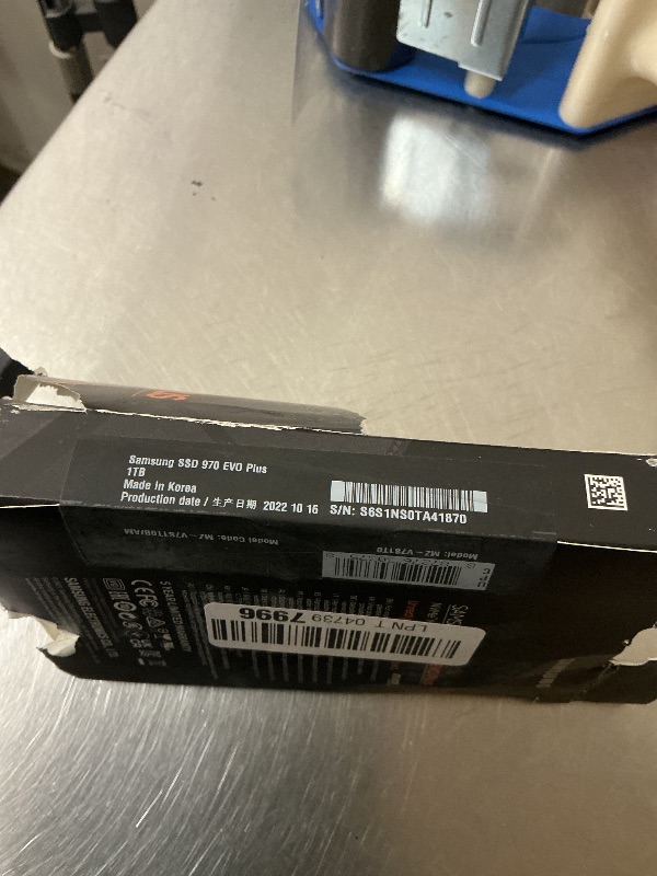 Photo 1 of Samsung 970 EVO Plus SSD 1TB NVMe M.2 Internal Solid State Drive w/V-NAND Technology, Storage and Memory Expansion for Gaming, Graphics w/Heat Control, Max Speed, MZ-V7S1T0B/AM