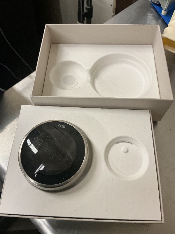 Photo 1 of Google Nest Learning Thermostat - 4th Gen - Polished Gold