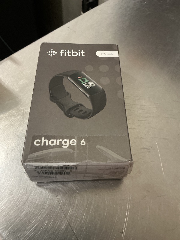 Photo 1 of Google Fitbit Charge 6 - Fitness Tracker - Obsidian/Black