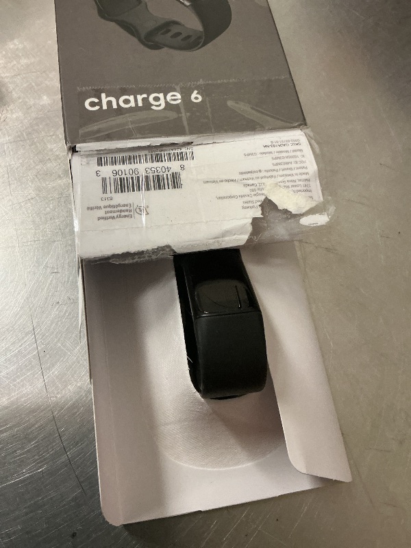 Photo 1 of Google Fitbit Charge 6 - Fitness Tracker - Obsidian/Black
