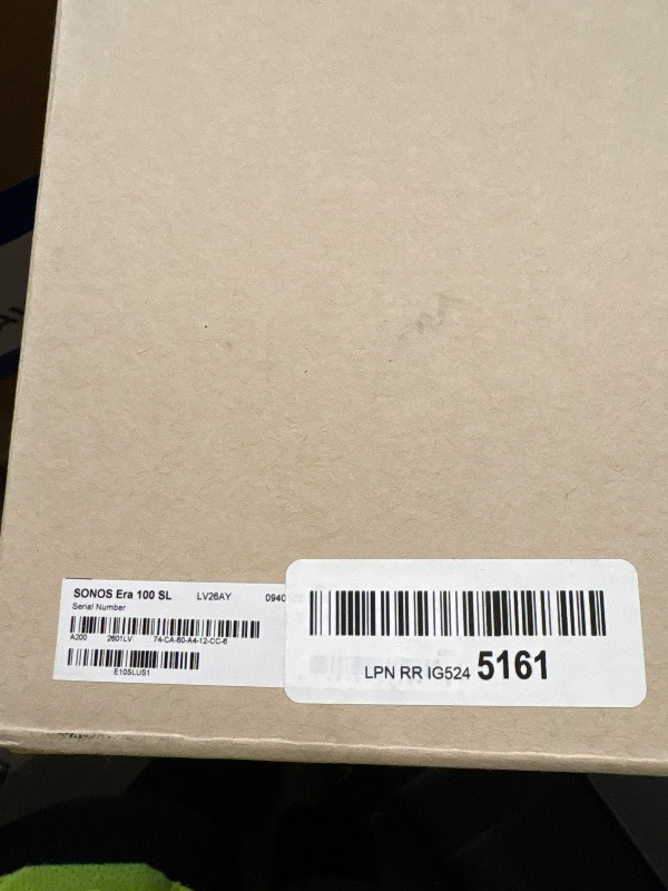 Photo 1 of Sonos Era 100 SL Compact, Microphone-Free Speaker - White