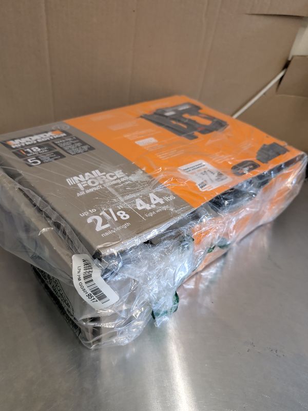 Photo 1 of WORX 20V Brushless Cordless Brad Nailer