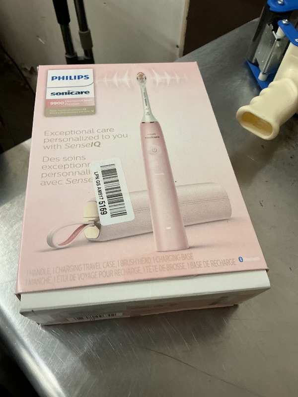 View 2 of Philips Sonicare 9900 Prestige Electric Toothbrush, 1 Brush Head, Pink
