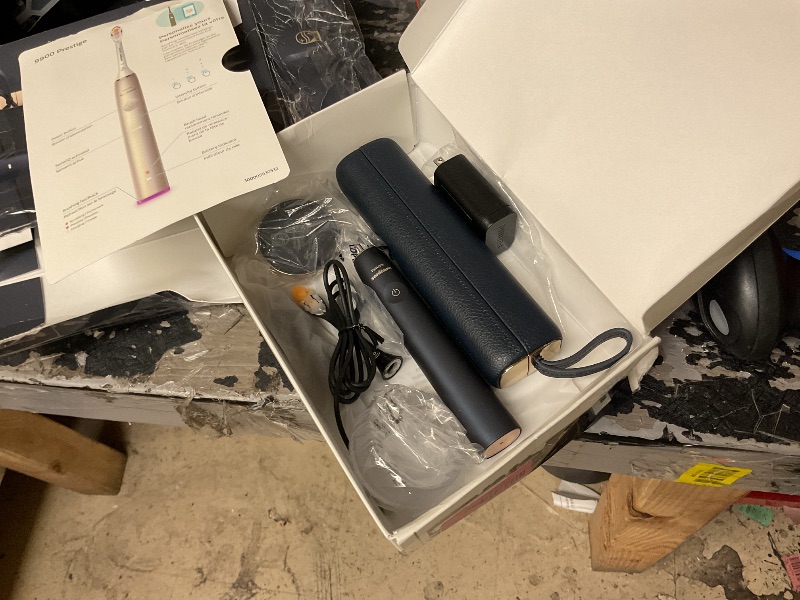 Photo 1 of Philips Sonicare DiamondClean 9900 Prestige Electric Toothbrush - with SenseIQ Technology and Advanced AI App, 5 Brushing Modes, 3 Intensity Levels, Charging Travel Case,Midnight Blue, Model HX9990/12