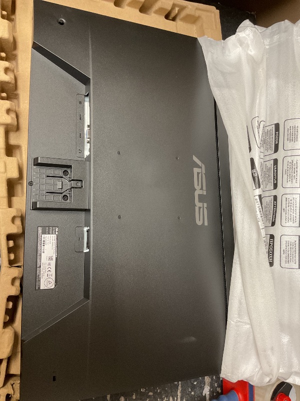 Photo 1 of ASUS 27” 1080P Computer Monitor (VA279HG) - Full HD IPS Display, 120Hz, 1ms, Adaptive-Sync, Eye Care, Frameless, HDMI, VESA Mountable