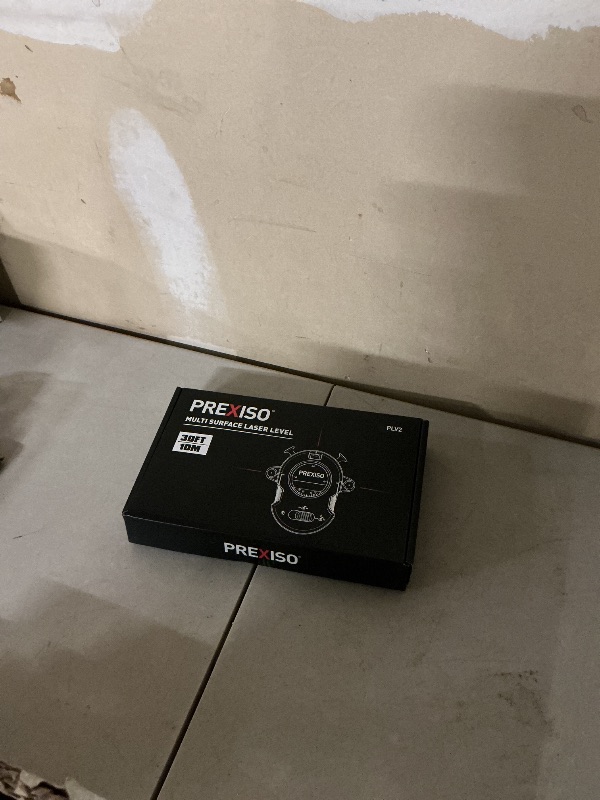 Photo 1 of PREXISO Multi Surface Laser Level LED Light Vial, 30Ft Cross Line Laser