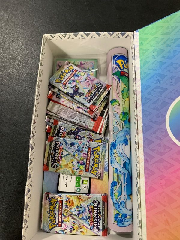 Photo 1 of USED---OPENED---------------MISSING CARDS -------------------------------Pokemon TCG: Scarlet & Violet—Prismatic Evolutions Super-Premium Collection