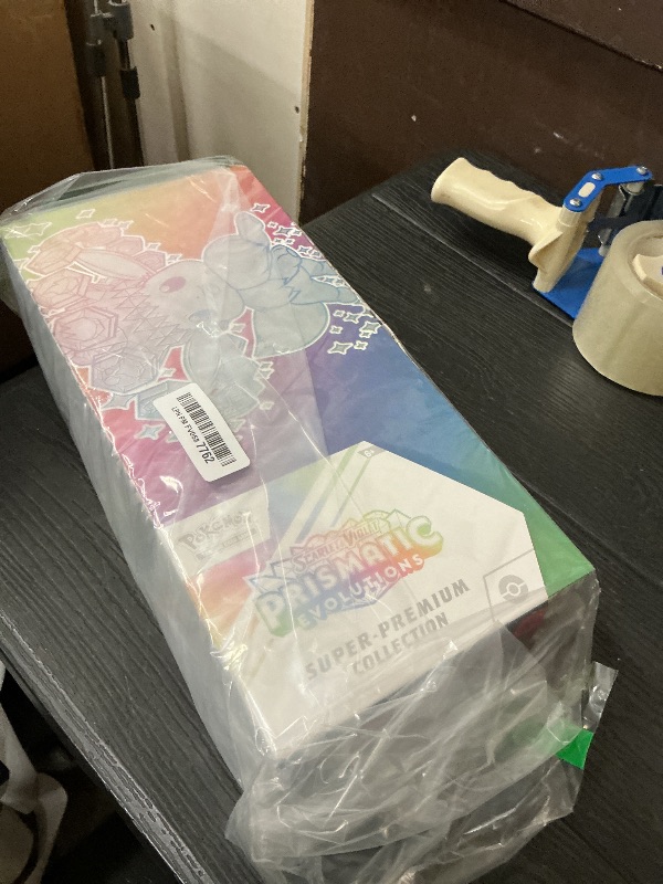 Photo 1 of USED---OPENED---------------MISSING CARDS -------------------------------Pokemon TCG: Scarlet & Violet—Prismatic Evolutions Super-Premium Collection