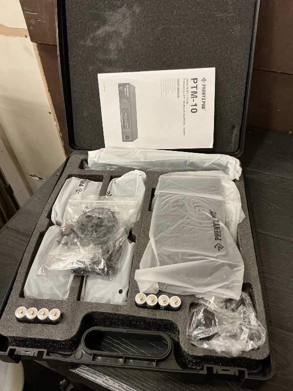Photo 1 of Phenyx Pro Wireless in-Ear Monitor System, Stereo IEM System with Rack Mount Kit, 89 Frequencies, 900MHz UHF Band, 164ft Range, Suitable for Stage & Studio (4 Bodypacks with Transmitter)