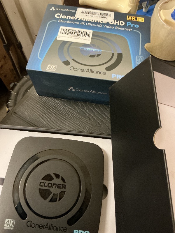 Photo 1 of ClonerAlliance UHD Pro, 4K Video Recorder, HDMI Capture DVR with H.265/H.264 Codec, Cinematic 24fps Recording(Up to 30fps), 4K@60fps Passthrough, Pause/Resume Recording.