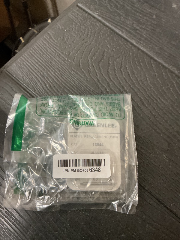 Photo 1 of Greenlee 13544 Replacement Blades For Cable Stripping Tool 1903, Tool Not Included, 1-Pack