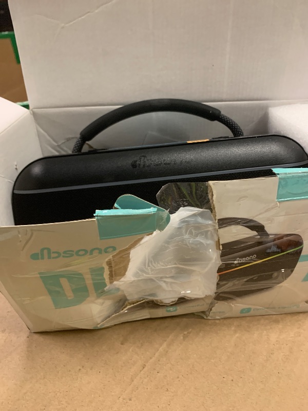 Photo 1 of dbsono Portable Bluetooth Speaker Wireless, 100W Peak, Bluetooth 6.0, Black