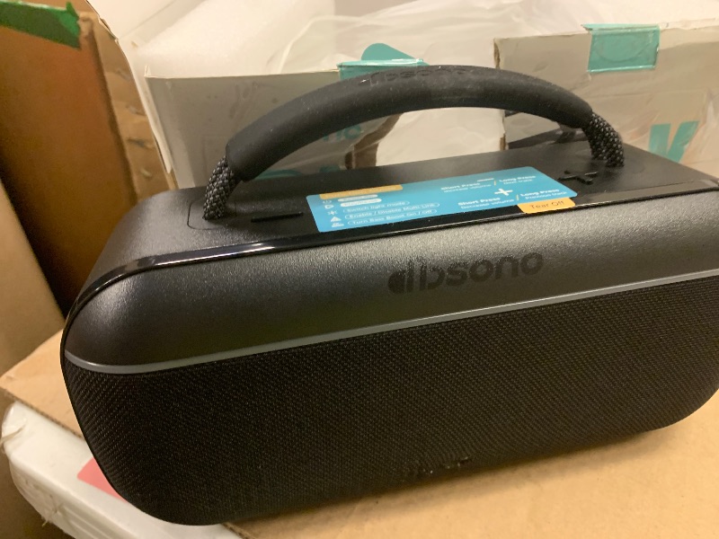 Photo 1 of dbsono Portable Bluetooth Speaker Wireless, 100W Peak, Bluetooth 6.0, Black