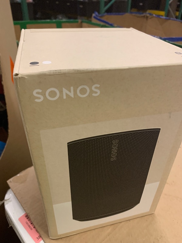 Photo 1 of Sonos Era 100 SL - Compact, Microphone-Free Speaker with WiFi, Bluetooth - Black