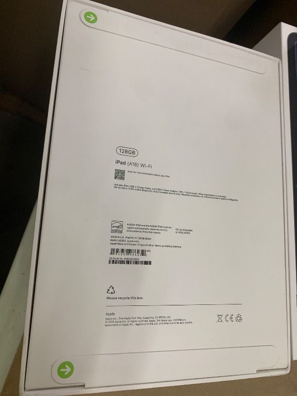 Photo 1 of Apple iPad 11-inch: A16 chip, 11-inch Model, Liquid Retina Display, 128GB, Wi-Fi 6, 12MP Front/12MP Back Camera, Touch ID, All-Day Battery Life — Silver