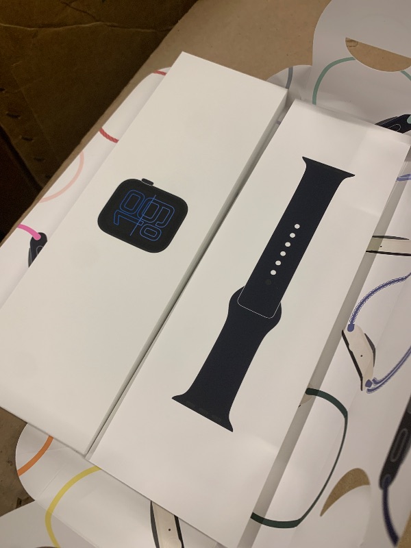 Photo 1 of Apple Watch SE 3 [GPS 44mm] Smartwatch with Midnight Aluminum Case with Midnight Sport Band - M/L. Fitness and Sleep Trackers, Heart Rate Monitor, Always-On Display, Water Resistant
