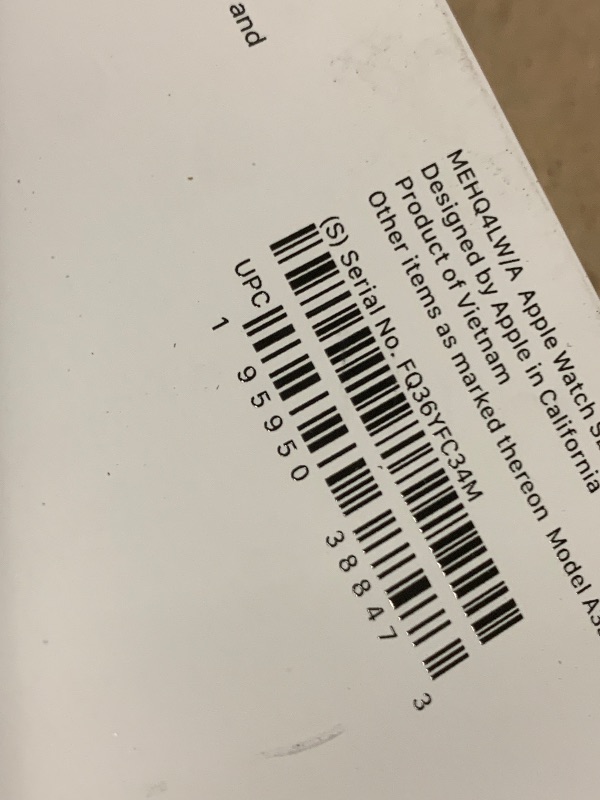 Photo 1 of Apple Watch SE 3 [GPS 44mm] Smartwatch with Midnight Aluminum Case with Midnight Sport Band - M/L. Fitness and Sleep Trackers, Heart Rate Monitor, Always-On Display, Water Resistant