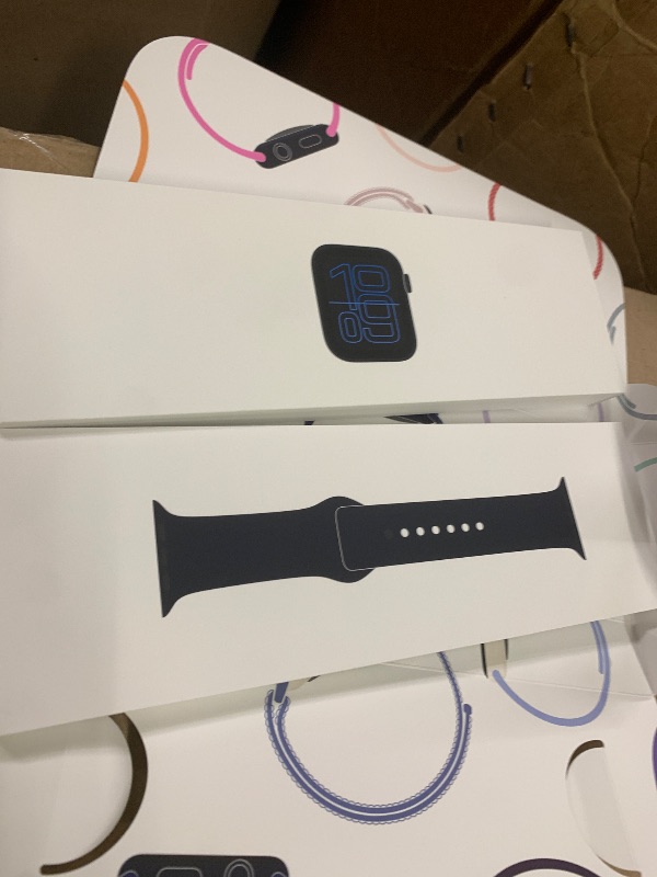 Photo 1 of Apple Watch SE 3 [GPS 44mm] Smartwatch with Midnight Aluminum Case with Midnight Sport Band - M/L. Fitness and Sleep Trackers, Heart Rate Monitor, Always-On Display, Water Resistant