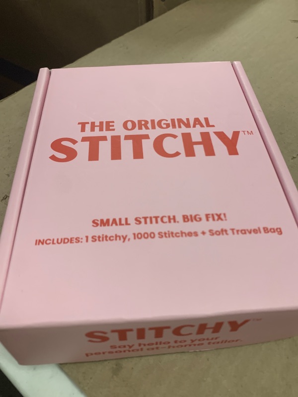 Photo 1 of Stitchy No-Sew Hemming Tool- Easy, Portable, Professional-Grade Tagging Gun for Quick, Temporary Hems on Pants, Skirts, Dresses, and Sleeves
