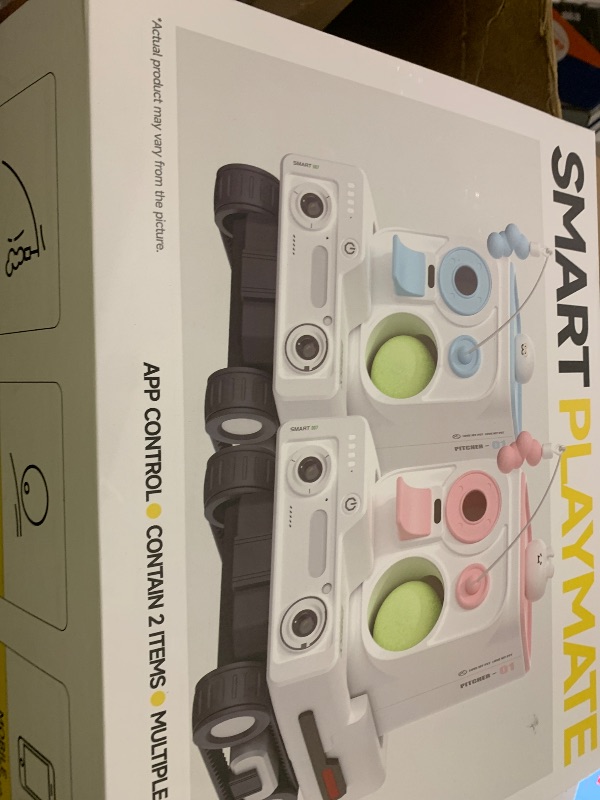 Photo 1 of PICKFUN Pmate AI Pet Camera Robot Companion for Dogs & Cats Robot Camera with Visual Recognition Remote Video Interaction Auto Feeding & Play Red Light Teaser Night Vision Auto Charging Pink