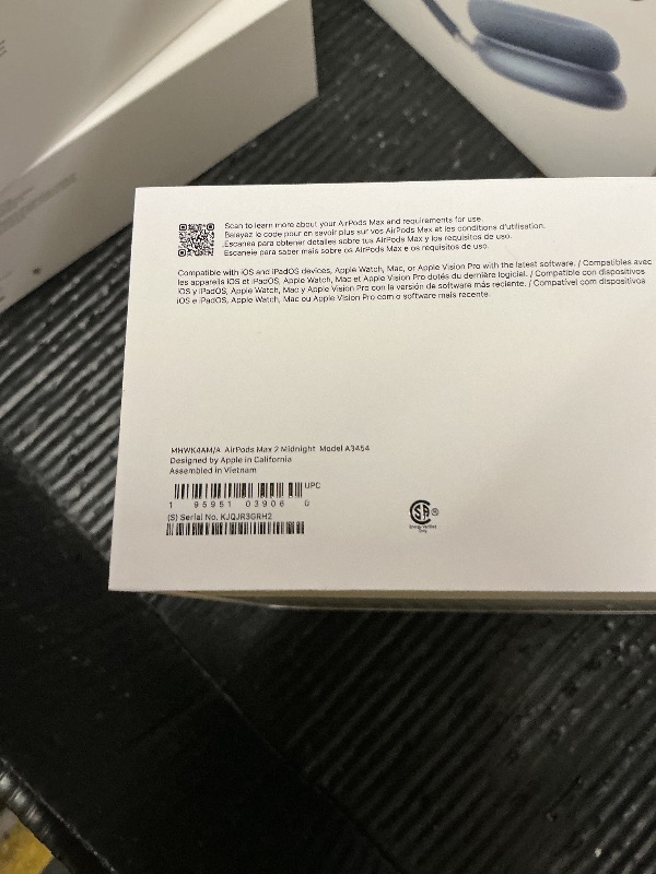 Photo 1 of FACTORY SEALED—Apple AirPods Max 2 Wireless Over-Ear Headphones, Active Noise Cancellation, Adaptive Audio, Personalized Spatial Audio, Live Translation, Bluetooth Headphones for iPhone – Midnight