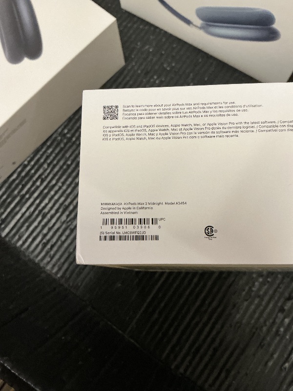 Photo 1 of FACTORY SEALED—Apple AirPods Max 2 Wireless Over-Ear Headphones, Active Noise Cancellation, Adaptive Audio, Personalized Spatial Audio, Live Translation, Bluetooth Headphones for iPhone – Midnight