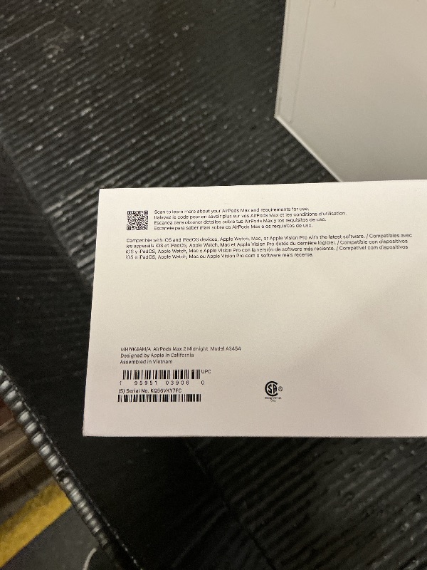 Photo 1 of FACTORY SEALED—Apple AirPods Max 2 Wireless Over-Ear Headphones, Active Noise Cancellation, Adaptive Audio, Personalized Spatial Audio, Live Translation, Bluetooth Headphones for iPhone – Midnight