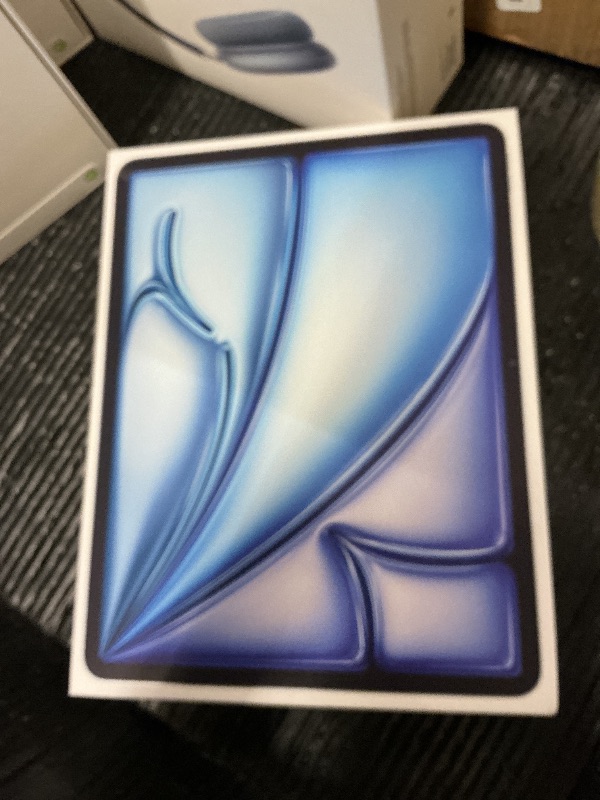 Photo 1 of FACTORY SEALED—Apple iPad Air 13-inch (M4): Liquid Retina Display, 256GB, 12MP Front/Back Camera, Wi-Fi 7 with Apple N1, Touch ID, All-Day Battery Life — Blue