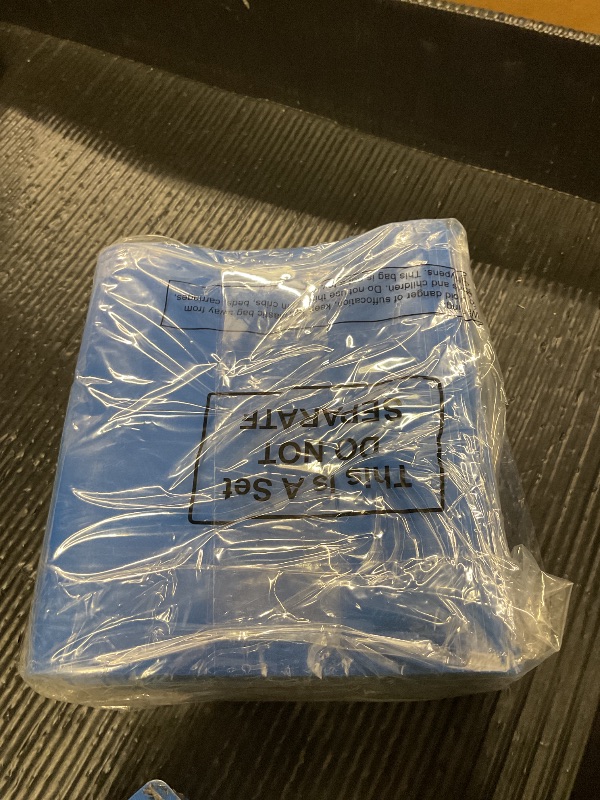 Photo 1 of Patelai Blue Plastic Project Folders with Pockets and Prongs, 9.5 x 11.5 inches