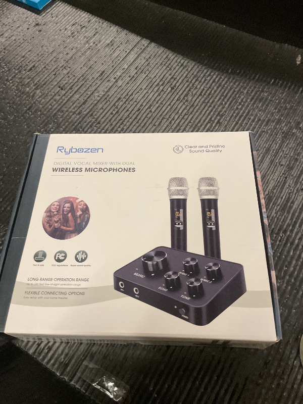 Photo 1 of Rybozen Wireless Microphone Karaoke Mixer System