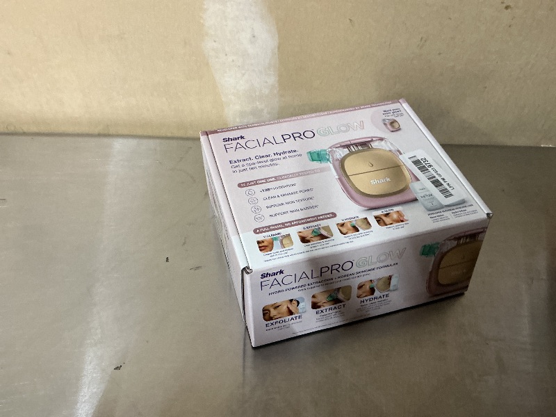 Photo 1 of Shark FacialPro Glow Hydro-Powered Facial System Pink FH310PK