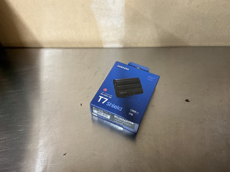 Photo 1 of Samsung T7 Shield Portable SSD 1TB, USB 3.2 Gen 2, Up to 1,050 MB/s