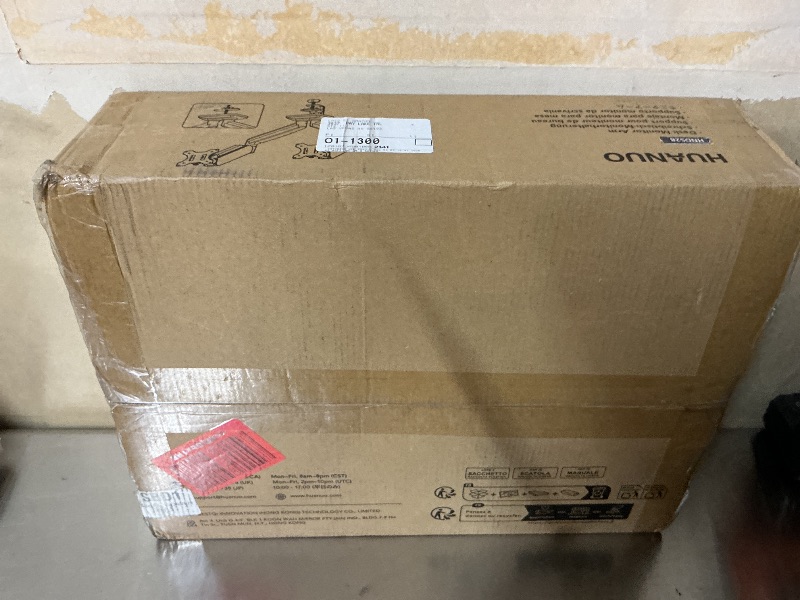 View 2 of HUANUO Dual Monitor Mount - 2x 30" Monitors, 22lbs Capacity