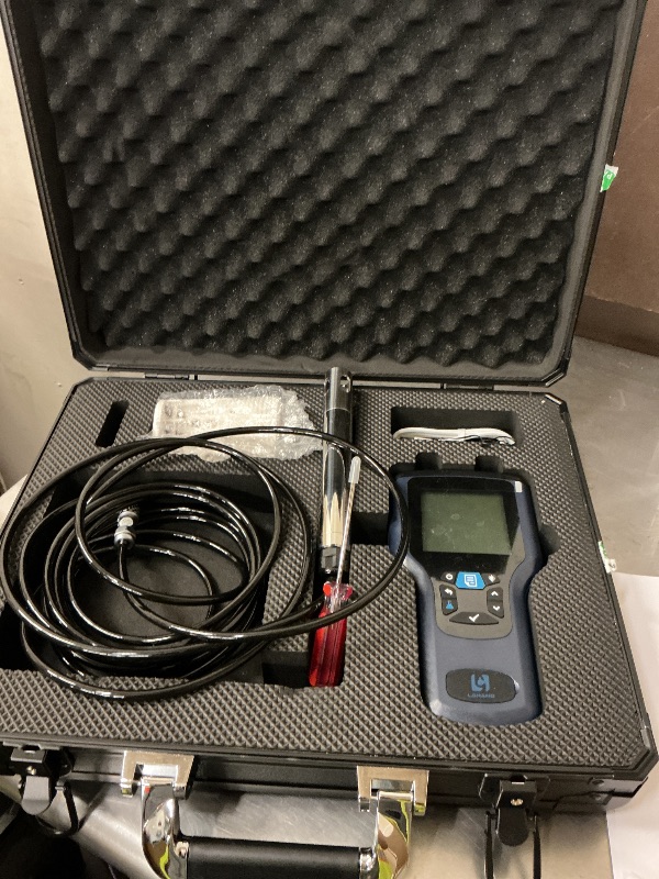 View 2 of LOHAND Portable Dissolved Oxygen Meter, 0-20mg/L, 16.4 Ft Probe