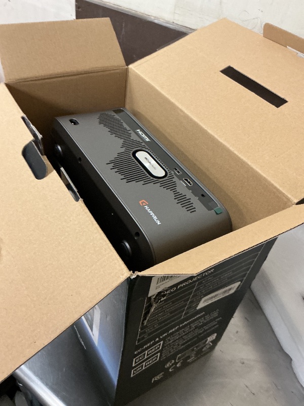 View 3 of HAPPRUN 3000 ANSI Lumens Outdoor Projector with Official Google TV