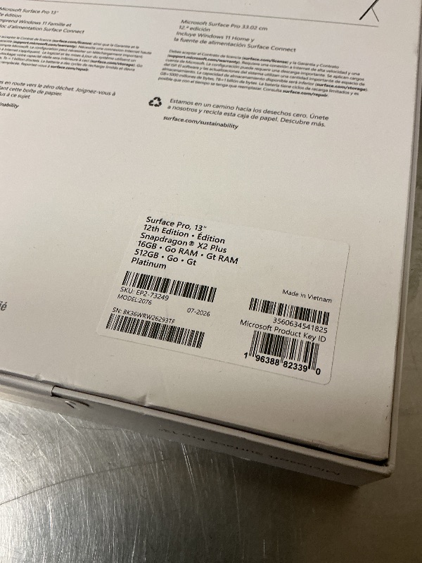View 2 of Microsoft Surface Pro (2026), 13-inch 2-in-1 Laptop, Qualcomm Snapdragon X2 Plus Processor, Touchscreen Display, 16GB RAM, 512GB SSD Storage, Windows 11 Copilot+ PC Built for AI, Platinum