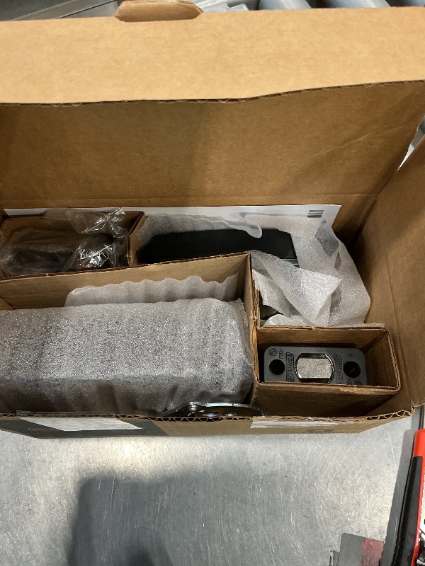 Photo 1 of [MISSING PARTS] Schlage Encode Smart WiFi Deadbolt Lock with Greenwich Trim, Matte Black