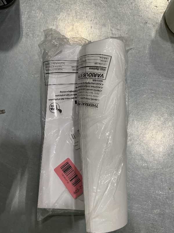 Photo 1 of 100 Sheets Thermal Printer Paper, 8.5''×11'' US Letter Size, Advanced Printing Paper, Thermal Paper Compatible with Brother Letter Portable Printer, Printer Paper for M08F-Letter, M832, M834, MT800