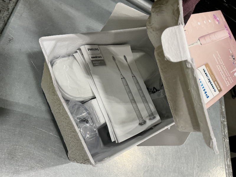 Photo 1 of [NONFUNCTIONAL] Philips Sonicare DiamondClean Smart 9500 Electric Toothbrush - Sonic Toothbrush with App, Pressure Sensor, 15 Brushing Settings, Replacement Reminder, USB Charging Travel Case, Pink, Model HX9923/21