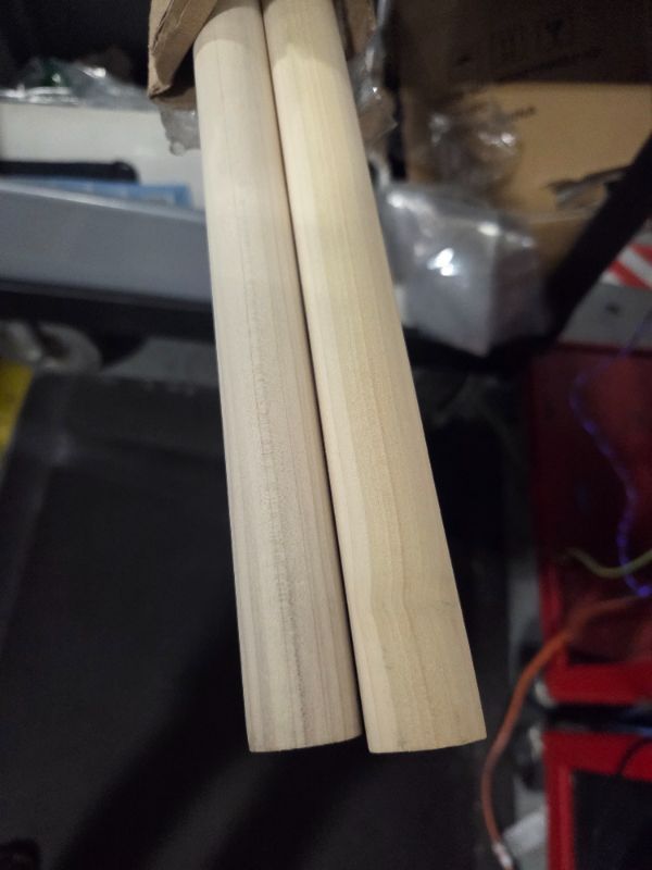 Photo 1 of **ONLY 2 RODS** Dowel Rods Wood Sticks Wooden Dowel Rods – 1 x 36 Inch Unfinished Hardwood Sticks – for Crafts and DIYers – 2 Pieces by Woodpeckers