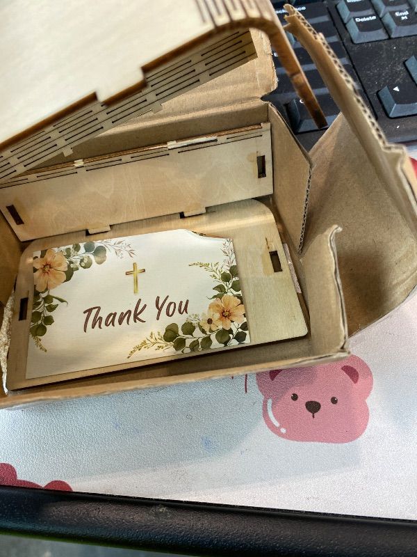 Photo 1 of [ITEM IS BROKEN][ MISSING PARTS] NETHOMEWOODS Dad Bible Verse Box, Personalized Name Keychain, 150 Color Coded Scripture Cards, Christian Gift for Dad, Gift Father's Day