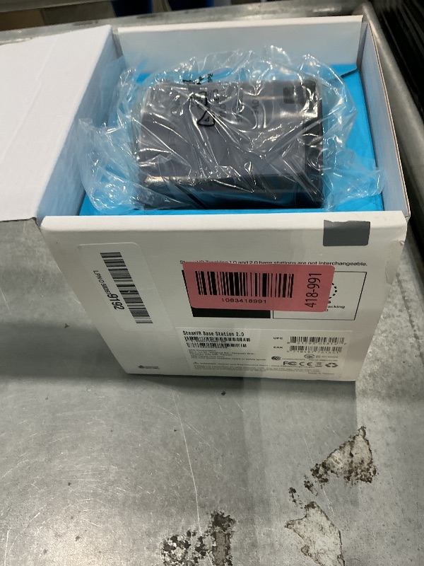 Photo 1 of [NOT FUNCTIONAL] HTC Vive SteamVR Base Station 2.0 (Single) – Precision Room-Scale Tracking for PC VR, Black