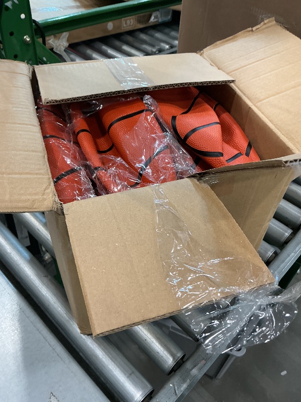 Photo 1 of 12 Pack 29.5" Official Size 7 Basketball Balls Inflatable with Pump for Men for Outdoor, Indoor or Training?Mens Adult Basketball (Orange)