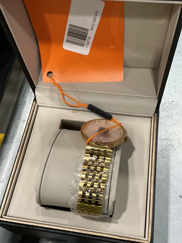 Photo 1 of Rado - Florence Open Heart - Unisex Automatic Swiss Watch - 39mm Silver-White Dial - Gold Stainless Steel Bracelet - R48904013