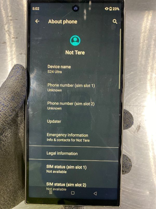 View 3 of **View Clerk Notes**SAMSUNG Galaxy S24 Ultra Cell Phone, 512GB AI Smartphone, Unlocked Android, 200MP, 100x Zoom Cameras, Long Battery Life, S Pen, Global Version, 2024 - Titanium Gray